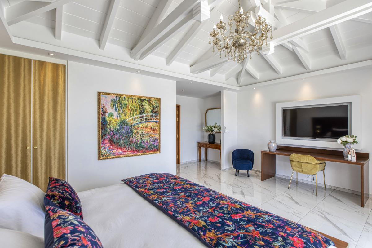 19 Location villa Baie Orientale Saint Martin_chambre 1